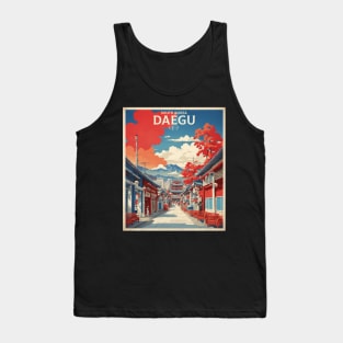 Daegu South Korea Travel Tourism Retro Vintage Tank Top